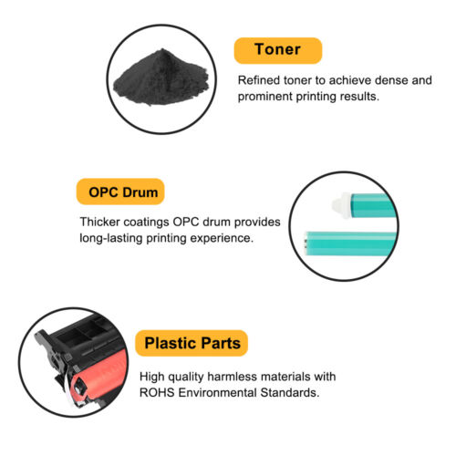 CRG057H With Chip Compatible With Canon 057H Toner ImageCLASS MF449dw LBP227dw - Picture 7 of 8