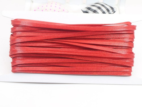 Corda di pizzo artigianale 11 iarde piatta 4 mm coreana cerata testurizzata vari colori - Foto 22 di 23
