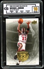 2009-10 Upper Deck HALL OF FAME LEGACY GOLD #69 Michael Jordan ~ CG 10 PRISTINE