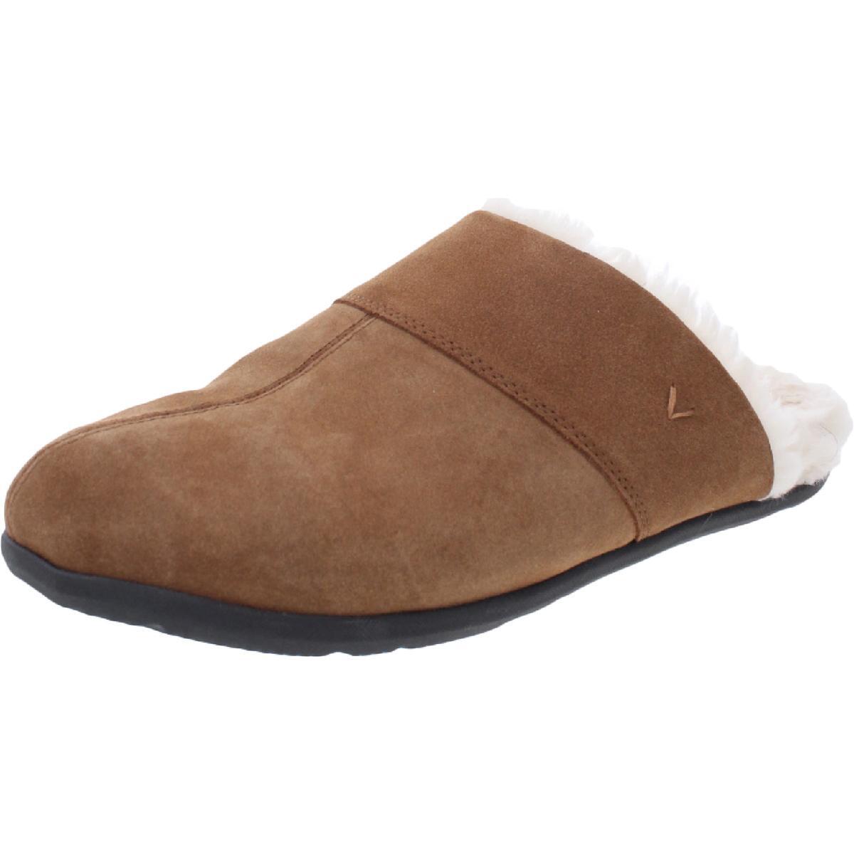 Мужские шлепанцы Vionic Alfons Коричневые кожаные туфли-лодочки 13 Medium (D) BHFO 7794