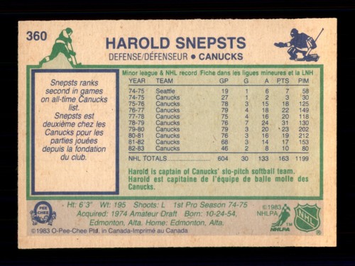 1983-84 O-PEE-CHEE / OPC HOCKEY 201-396 / SEE DROP DOWN MENU FOR CARD U WILL GET - Picture 318 of 386