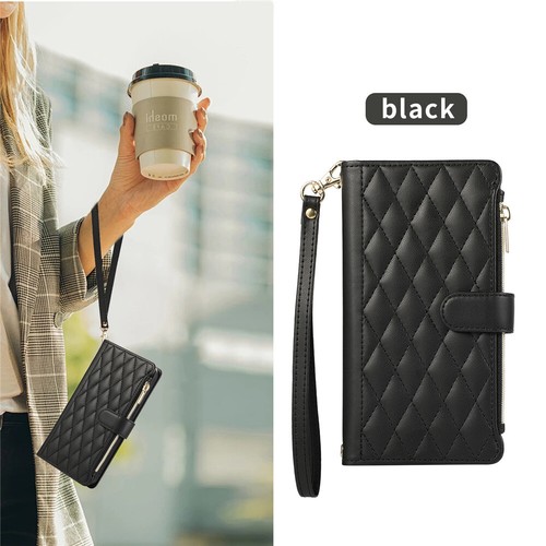 Zip Wallet Case For Xiaomi Redmi Note 14 13 Pro Plus 14T 13T Leather Flip Cover - Bild 32 von 49