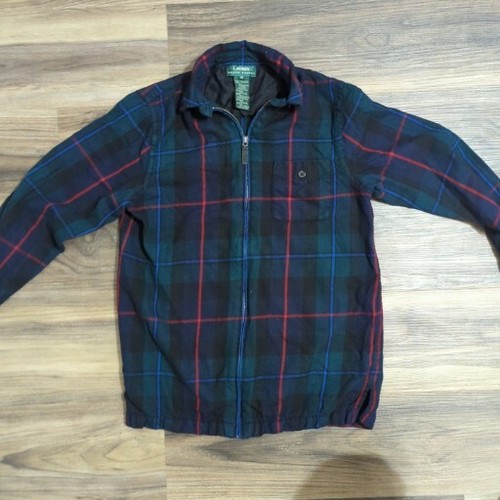De Colección Lauren Ralph Lauren 100% Lana Para Hombre Mediana Cremallera Completa Manga Larga D - Imagen 2 de 8