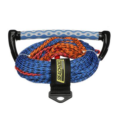 3-Section Water Ski or Wakeboard Rope, 75 Ft. Long, 13 In. Handle w/ Textured...