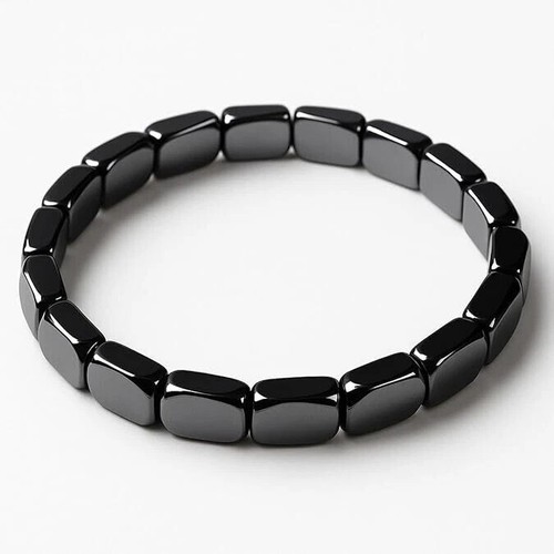 Hemys Hämatit Armband Herren, Hämatit Armbänder für Herren schwarz 2025 UK - Bild 1 von 8
