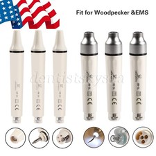 1-3Pcs Dental Ultrasonic Piezo Scaler Handpiece NO-LED/LED Fit EMS/WOODPECKER