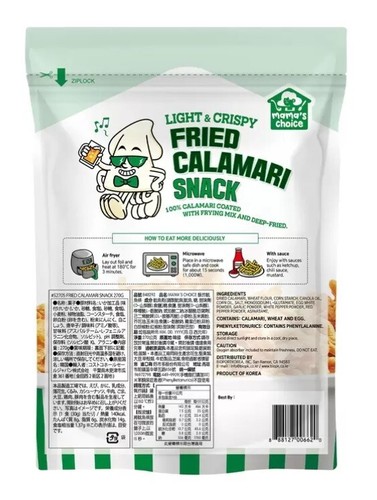 2er-PACK MAMA WAHL LEICHT UND KNUSPRIG GEBRATEN CALAMARI SNACK KOREANISCHER STIL 9,52 UNZEN - Bild 2 von 3