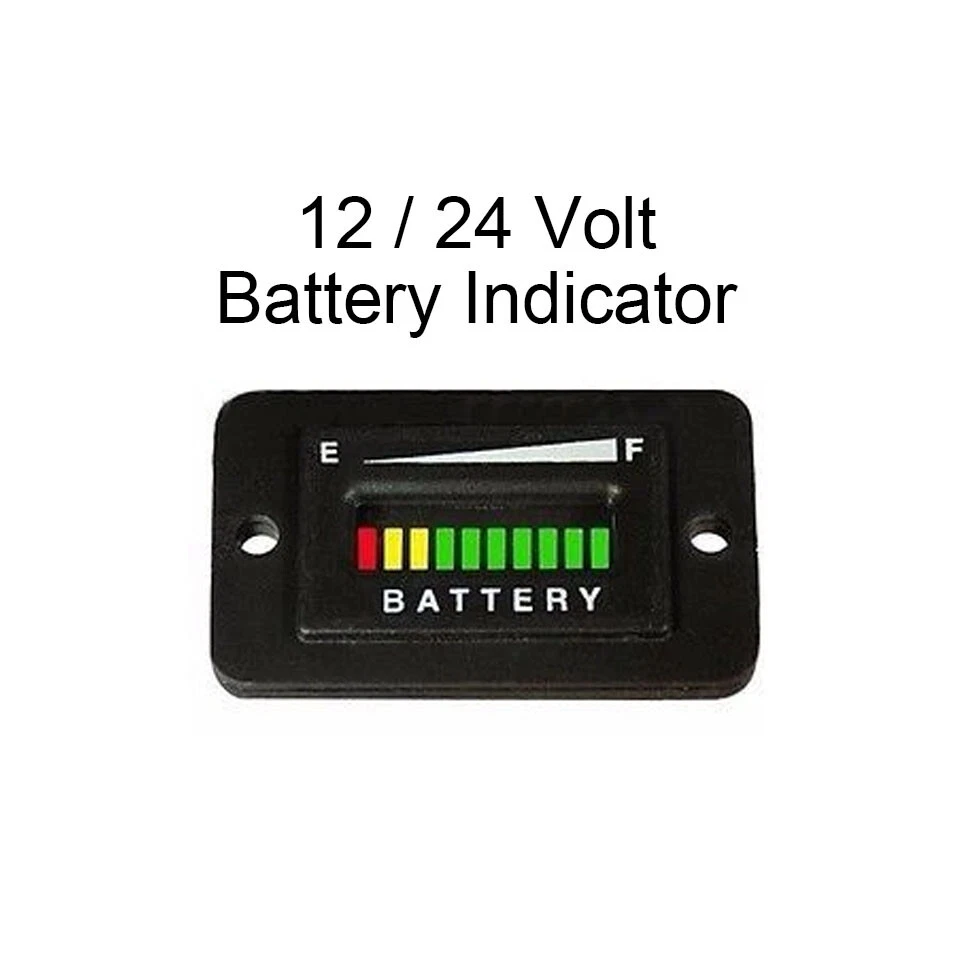 12V 12 Volt Marine Trolling Motor Battery Indicator Charge Status