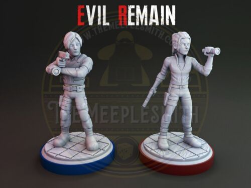 Classic heroes - Resident Evil Survivors miniatures for tabletop and boardgames - Imagen 6 de 6