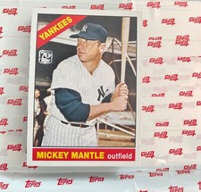 2021 Topps X Mickey Mantle Collection 1966 Topps Reprint Card #36 Yankees