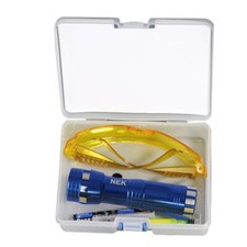 Leak Detector Kit Fluorescent Protective Glasses Air Conditioning Accurate Le...