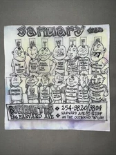 Jan. 1992 Flyer Wall Poster - Bands Playing at Bunratty’s  - 1986 Harvard Ave