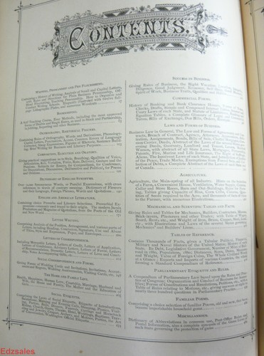 1880 Gaskell Compendium of Form Educational Social Legal Commercial Antique Book - Picture 10 of 12