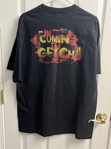 Vintage WWE Boogeyman Im Coming To Getcha Shirt Gr. XL schwarz Wrestling 2002 Neu mit Etikett - Bild 5 von 6