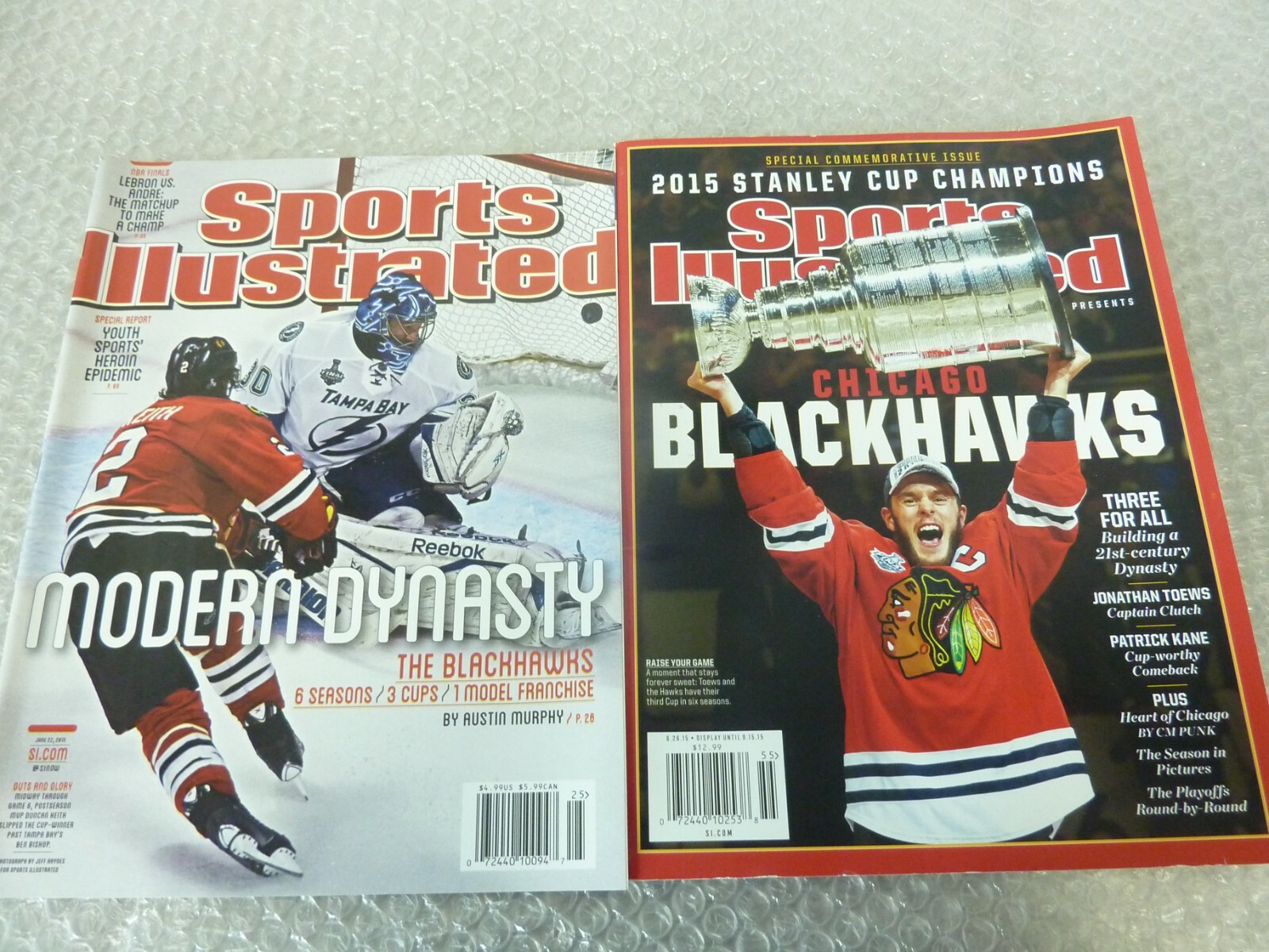 Chicago Blackhawks, 2015 Nhl Stanley Cup Champhions Sports Illustrated  Cover by Sports Illustrated