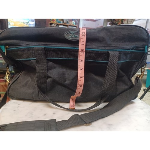 Sac messager/ordinateur portable vintage Softside avec bandoulière noir - Photo 2/4