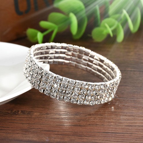 Sparkle Bling Crystal Stretch Armband Armband Armreifen-Bracelet Mode C8 - Bild 5 von 16