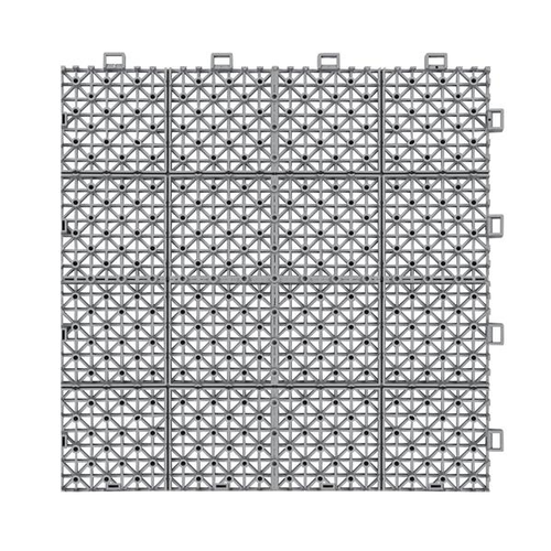 Azulejos de cubierta entrelazados de plástico para pavimentadoras de pisos de patio 12 piezas - Imagen 3 de 20