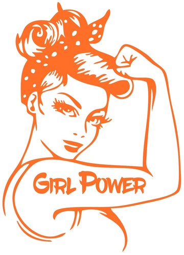 Rosie the Riveter Vinyl Decal Sticker 2 Sizes 13 Colors Girl Power Custom - Bild 14 von 19