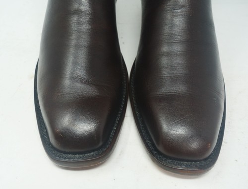 VINTAGE CABOOTS SEHR DUNKELBRAUN 20" GROSSER WESTERNREITSTIEFEL 12-12,5 B $ 1100 - Bild 5 von 11