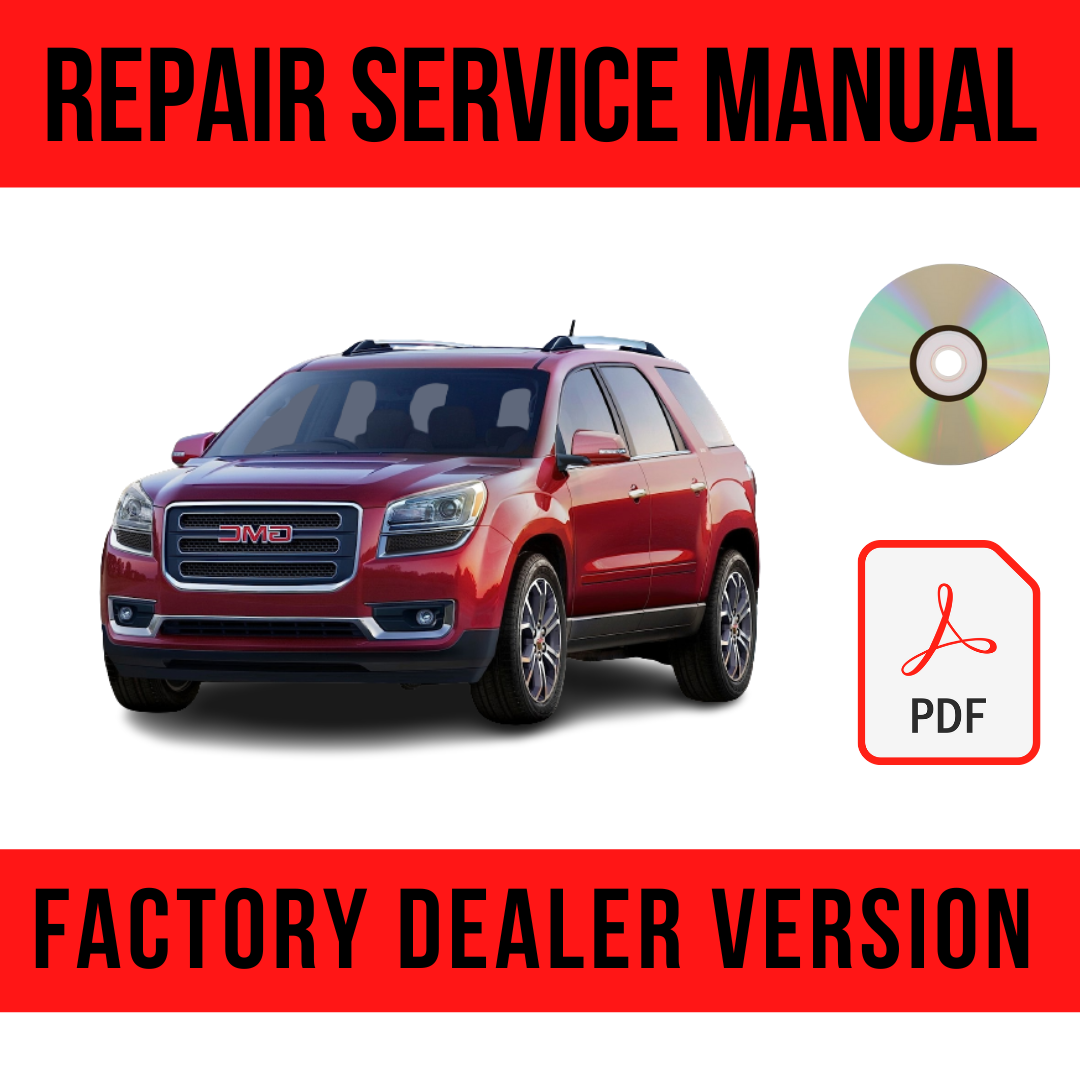 GMC Acadia 20132017 Factory Repair Manual eBay