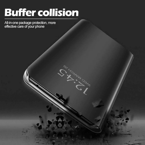 For iPhone 13 12 11 14 15 Pro Max XS Max View Mirror Flip Stand Phone Case - Picture 11 of 15