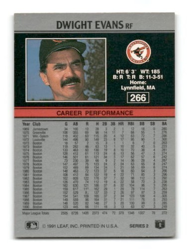 1991 Leaf Baseball Card #226 - #528 - - - Pick A Card - - - Complete A Set - Picture 49 of 231