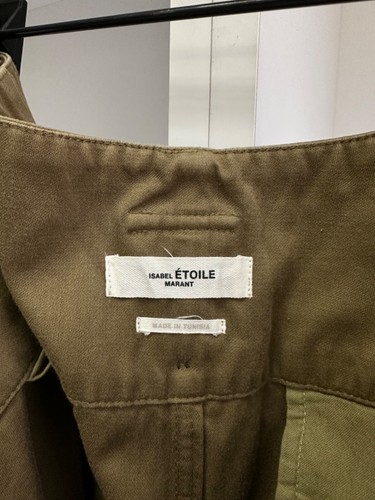 Vintage Isabel Etoile Marant Woman Heavy Cargo Pants Sz 38 / M - Picture 11 of 15