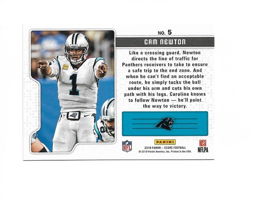 2018 Score Football Insert Singles Complete Your Set U-Pick Free Shipping - Picture 89 of 173