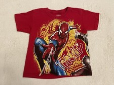 Marvel The Amazing Spiderman Comics T Shirt Shirt Kids Size Large 4/5 