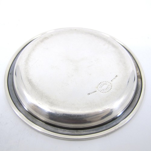 Plato/posavasos GEORG JENSEN de plata esterlina VICTOR BORGE COMISIÓN ESPECIAL - Imagen 8 de 10