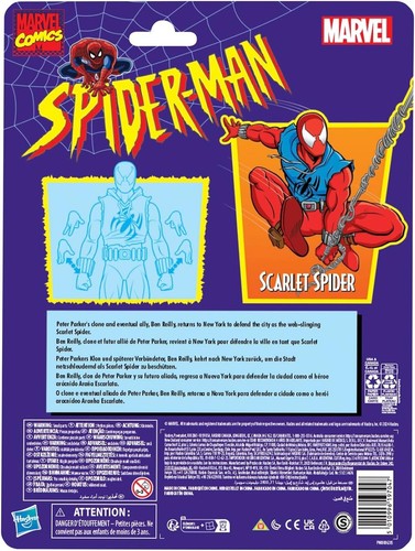 Marvel Legends Spider-Man RETRO SCARLET SPIDER 6 inch figure New - Picture 2 of 2