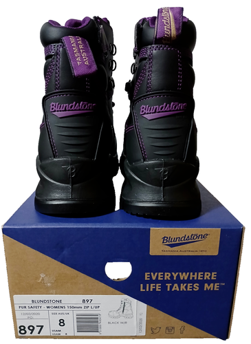 Blundstone 897 Damen-Arbeitsstiefel mit seitlichem Reißverschluss Stahlsicherheitskappe B-Ware - Bild 10 von 14