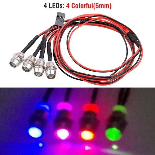 RC LED Light Kits for 1/18 1/12 1/10 1/8 1/5 RC Car Traxxas HSP SCX10 D90 Tamiya - Picture 27 of 47