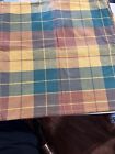 Plaid Cloth Napkin Set of 5 Classic Square Fall Harvest Autumn NEW
