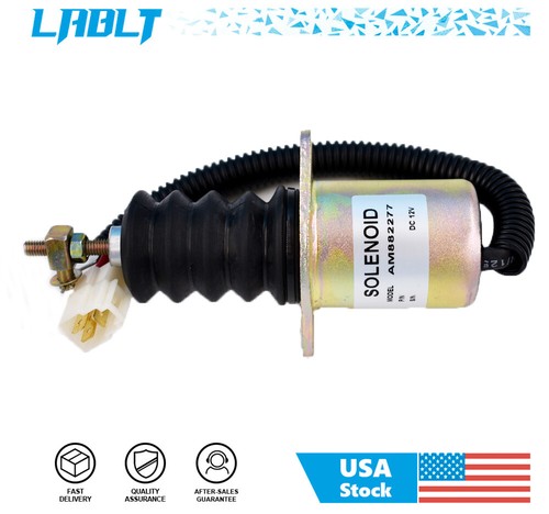LABLT Fuel Shutoff Solenoid For JohnDeere Compact Tractor 670 770 870 970 - Foto 3 di 6