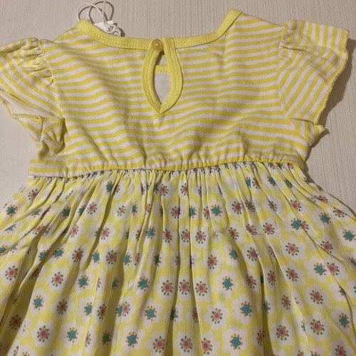 New NWT Pumpkin Patch Yellow Floral Dress Size 12-18 Months Baby Girl - Picture 7 of 7