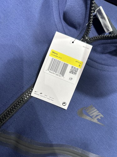 Nike Sportswear Tech Fleece Hoodie mit durchgehendem Reißverschluss blau mehrere Größen - Bild 5 von 6