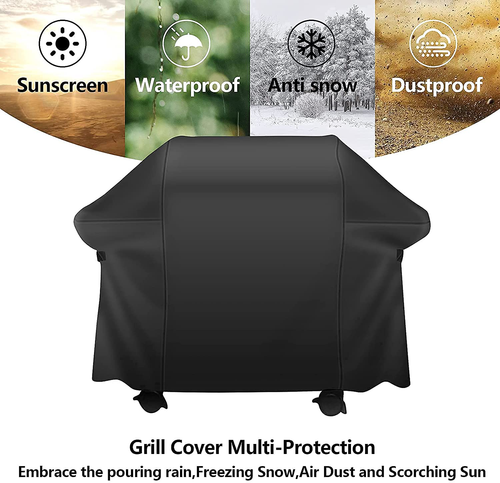 Cover Griglia 60" Impermeabile per Weber Genesis II E310 E330 7107 EP310 EP330 - Foto 4 di 7