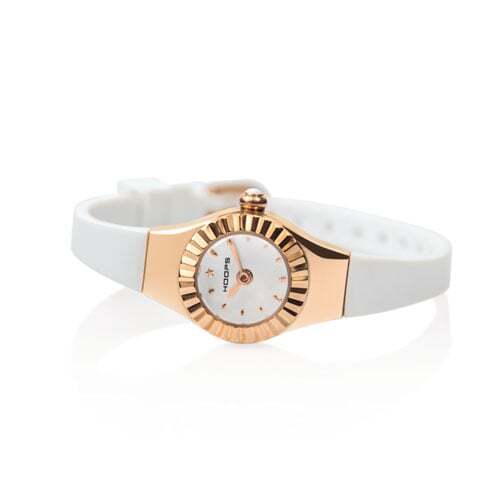 Orologio Donna HOOPS TRES JOLIE Rosè Silicone Colorato NEW - Foto 12 di 32