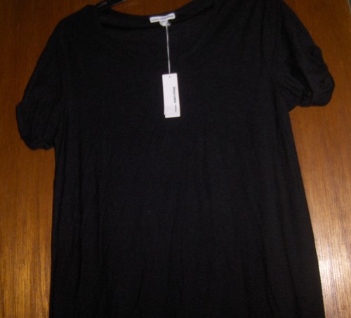 Neu mit Etikett $ 165: James Perse Standard gerollte Ärmel T-Shirt Minikleid Gr: 1 (Small) - Bild 1 von 13