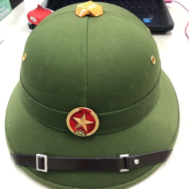 Original Vietnamese Pith Helmet, Vietnam War, Viet Cong Hat