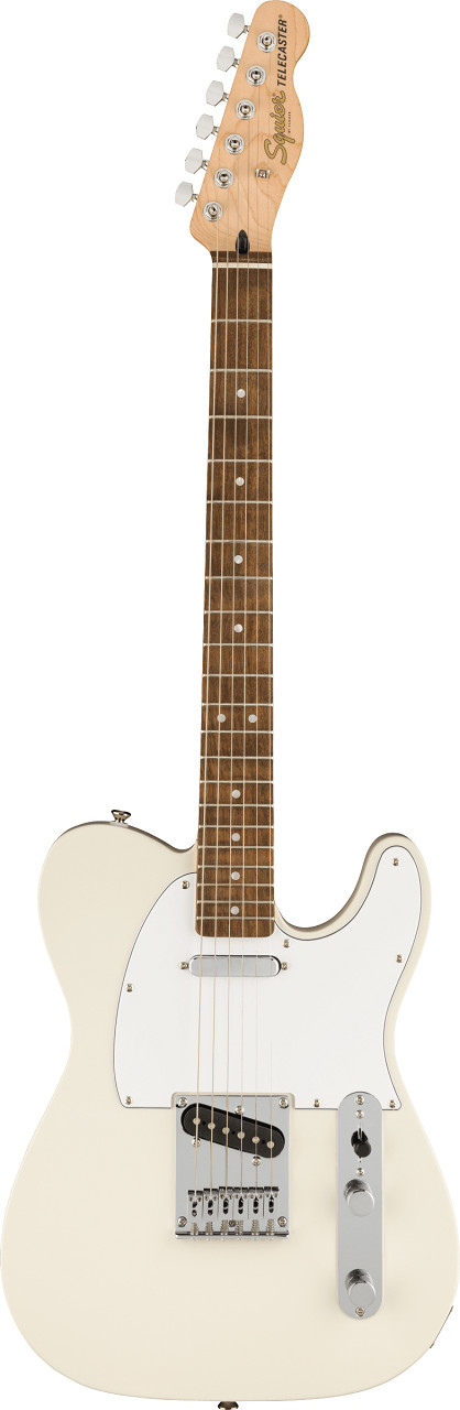 Серия SQUIER Affinity Телекастер, накладка Laurel, Белая накладка, Olympi