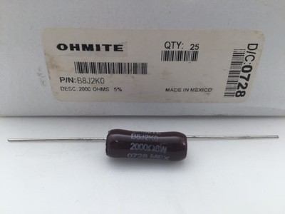 RES 0.082 OHM 5% 2W J BEND ERX-2HQJ82MH Pack of 20 RES 0.082 OHM 5% 2W J BEND ERX-2HQJ82MH Pack of 20