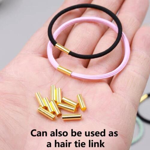 Straight Tube Brass Beads - Gold Plated Spacer Bead DIY Jewelry Making 100Pcs - Picture 2 of 27