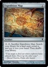 1x Expedition Map Light Play, English Zendikar MTG Magic
