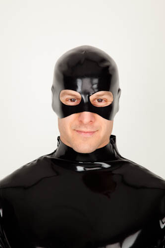 Latex Gummi Haube Catwoman Gummi Maske Fetisch Cosplay Halloween Clubwear Kopfbedeckung - Bild 6 von 19