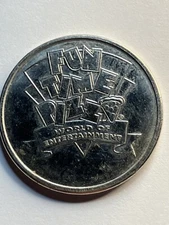 VINTAGE FUN TIME PIZZA ARCADE TOKEN OBSOLETE #sv1
