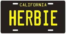 Herbie the Love Bug Volkswagen Beetle License plate #2