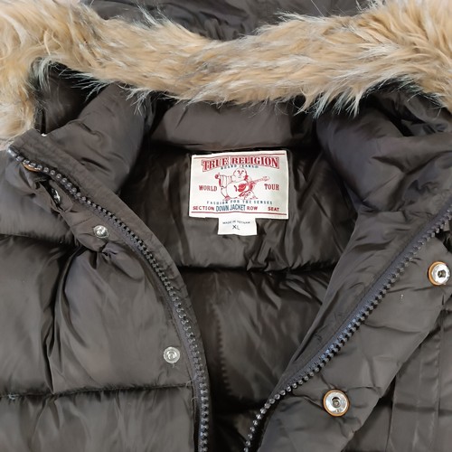 Giubbotto piumino True Religion taglia XL trapuntato invernale zip intera - Foto 3 di 9